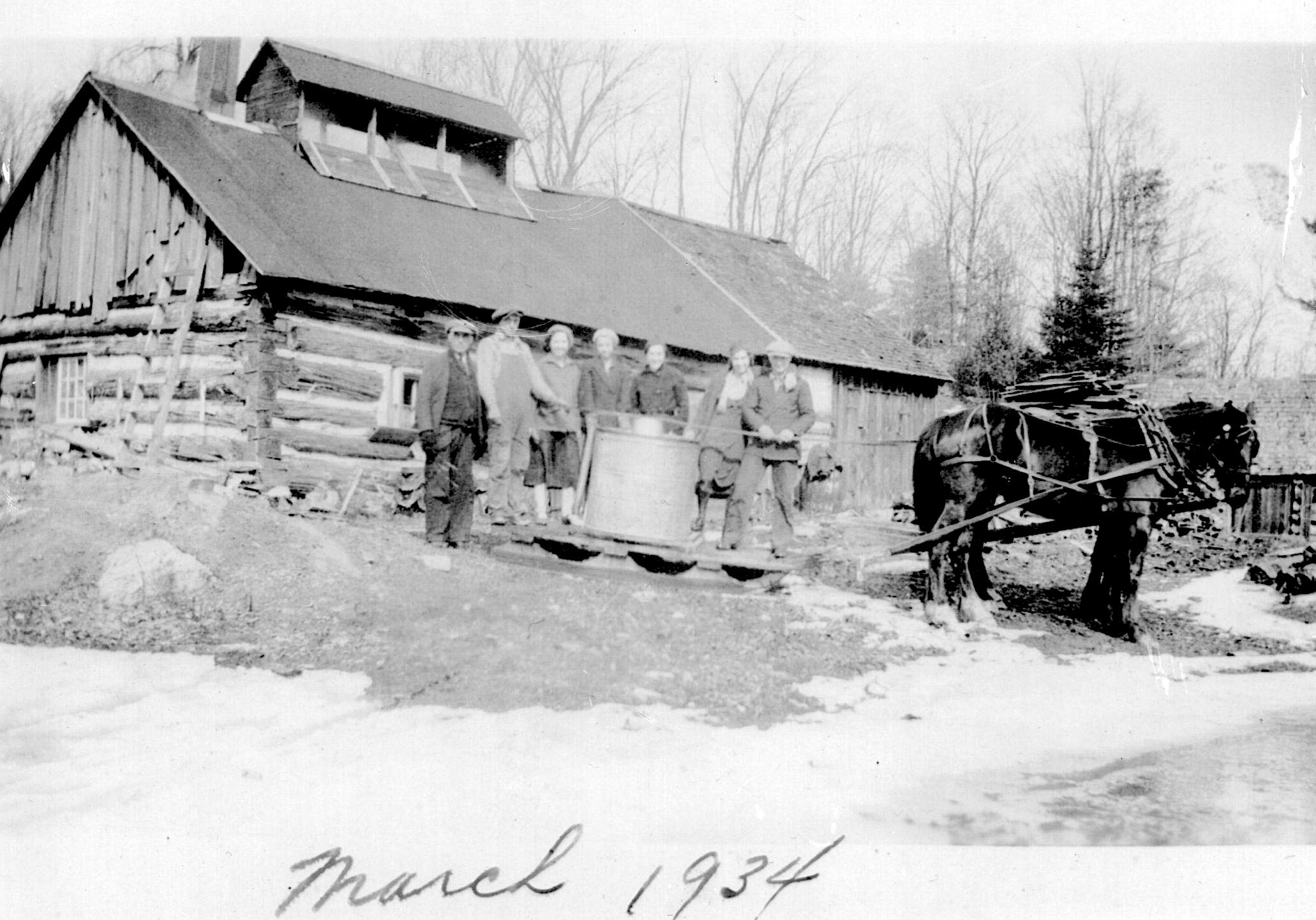 Gemmill Family Sugar Camp 1934